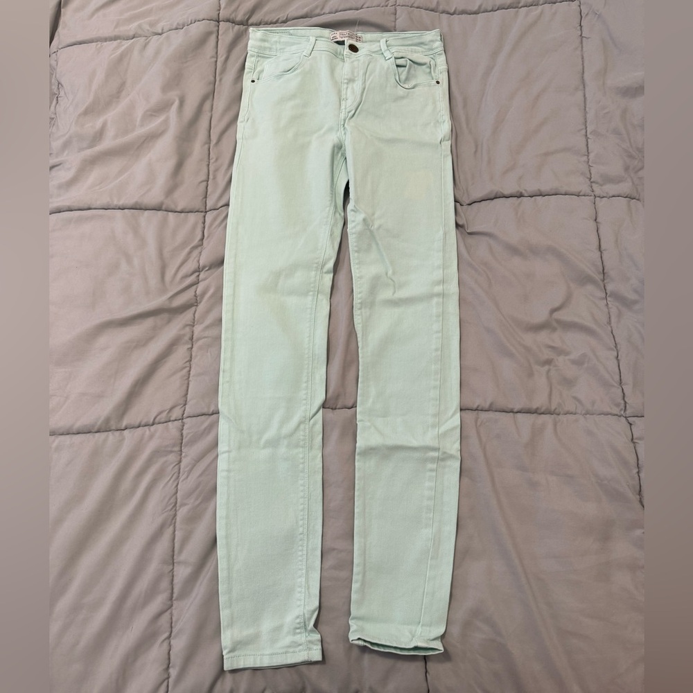 Mint Green Skinny Jeans